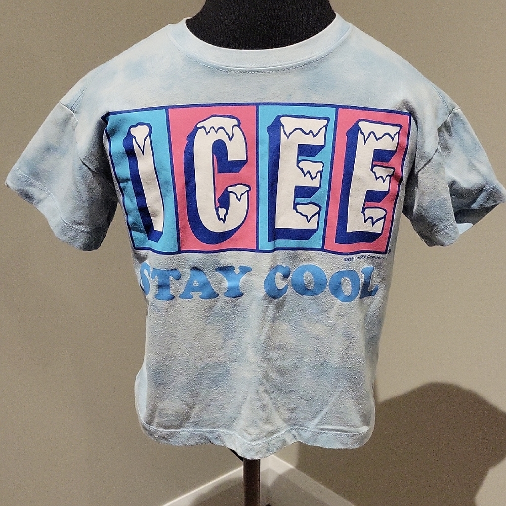 ICEE Kids Blue and Pink Graphic Tee